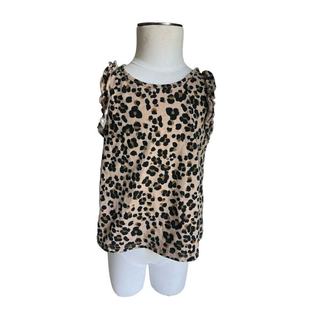Baby Girls The Childrens Place Animal Print Leopard Sleeveless Top - Sz 18-24 mo